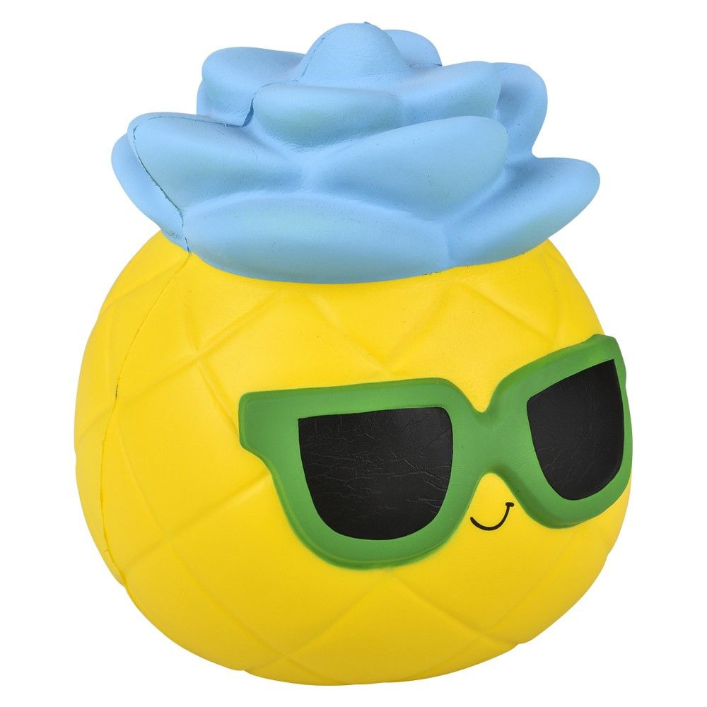 12 pieces Jumbo Squish Pineapple Sunglasses Mix 10 inch - Slime & Squishees