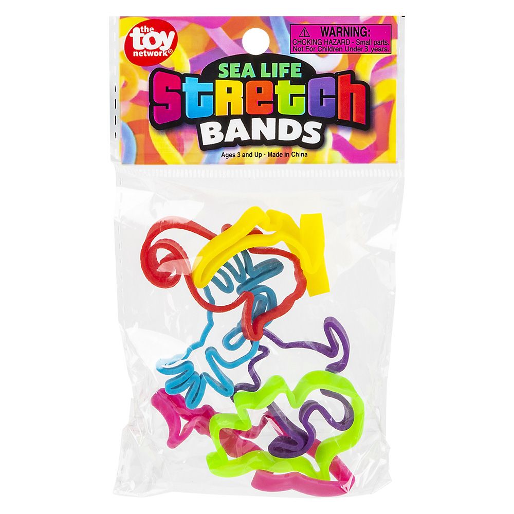 288 pieces Sea Life Stretch Bands - Rubber Bands