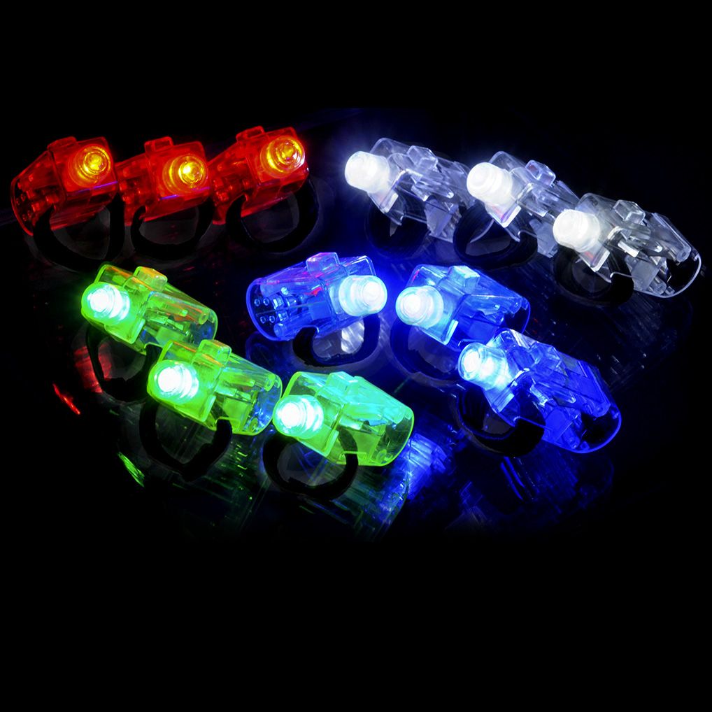 288 pieces 1" LighT-Up Finger Beams - Light Up Toys