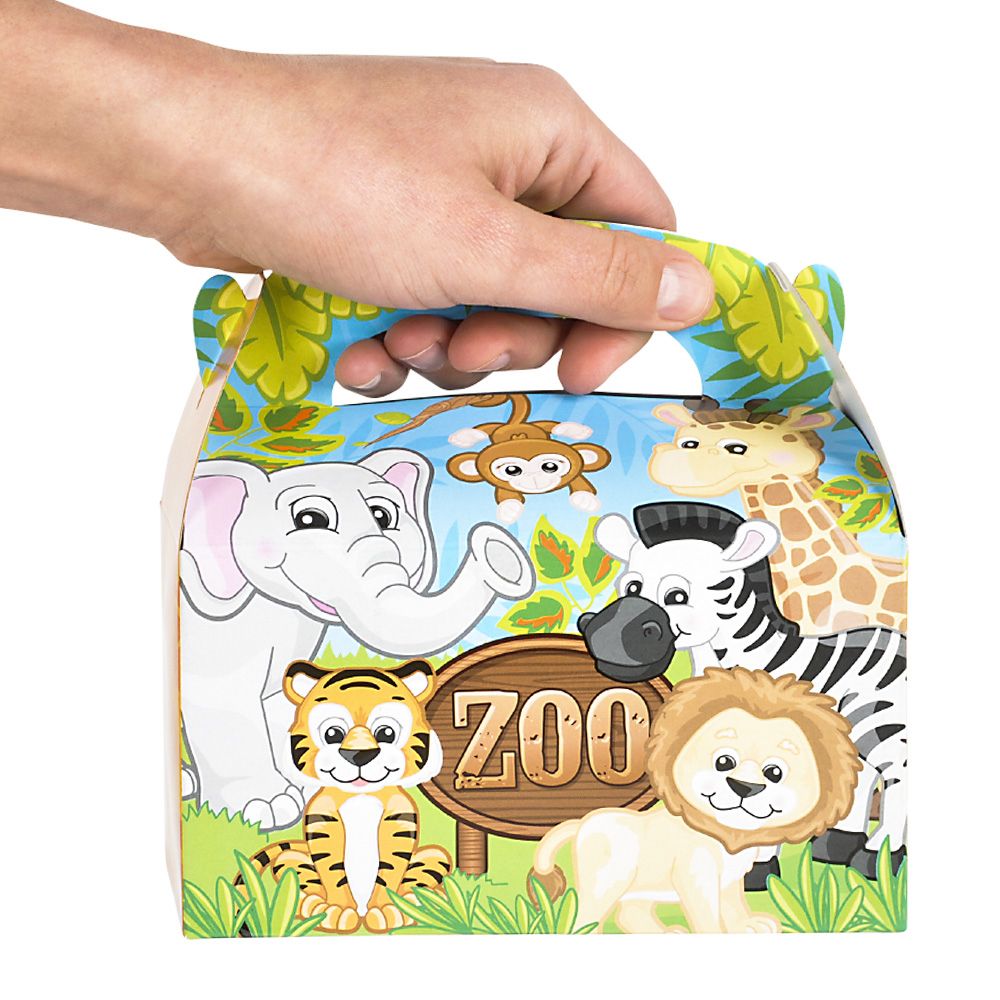 288 pieces 6.25" Zoo Animal Treat Boxes - Boxes & Packing Supplies