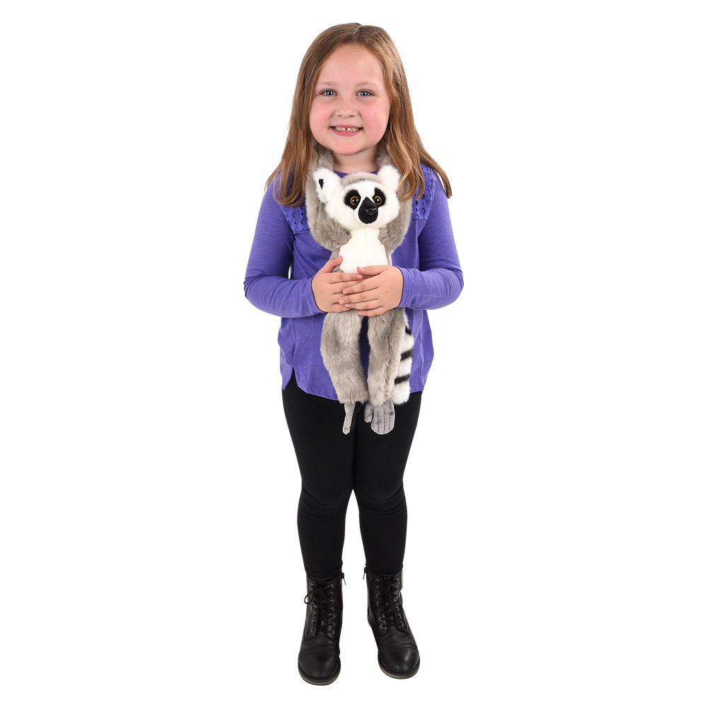 24 pieces Heirloom Hanging Ring Tail Lemur 24" - Plush Toys