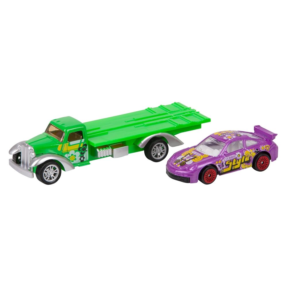 144 pieces 5 inch Die Cast Style Racer Car Carrier - Car, Planes, Trains & Bikes