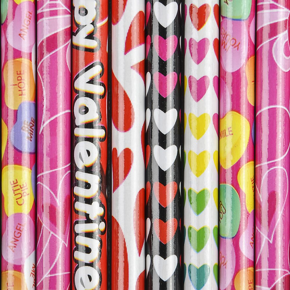 1440 pieces Valentine's 7.5" Pencil Assortment - Pens & Pencils