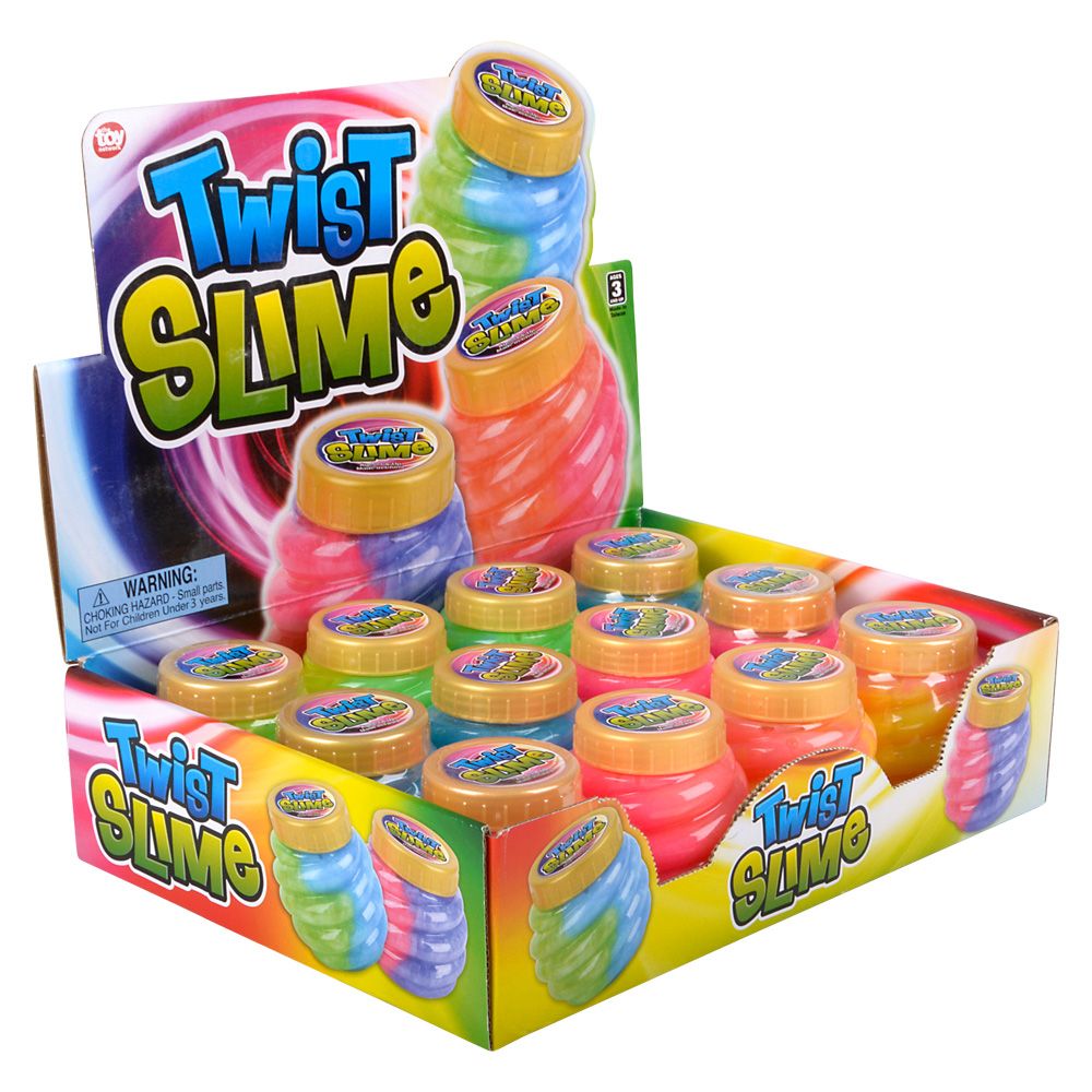 72 pieces 2.5" Twist Slime - Slime & Squishees
