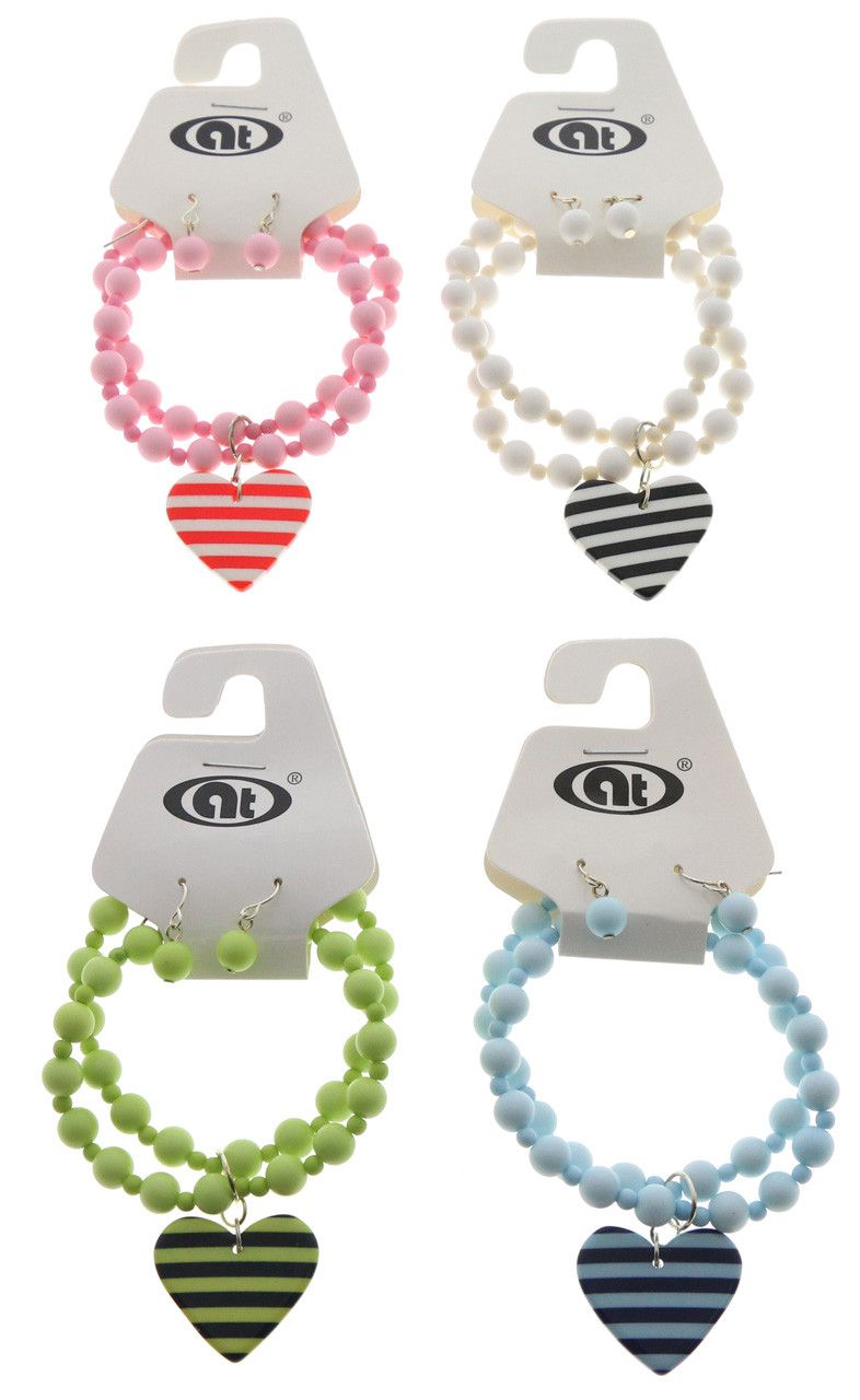 60 Wholesale Bracelet Earring Set