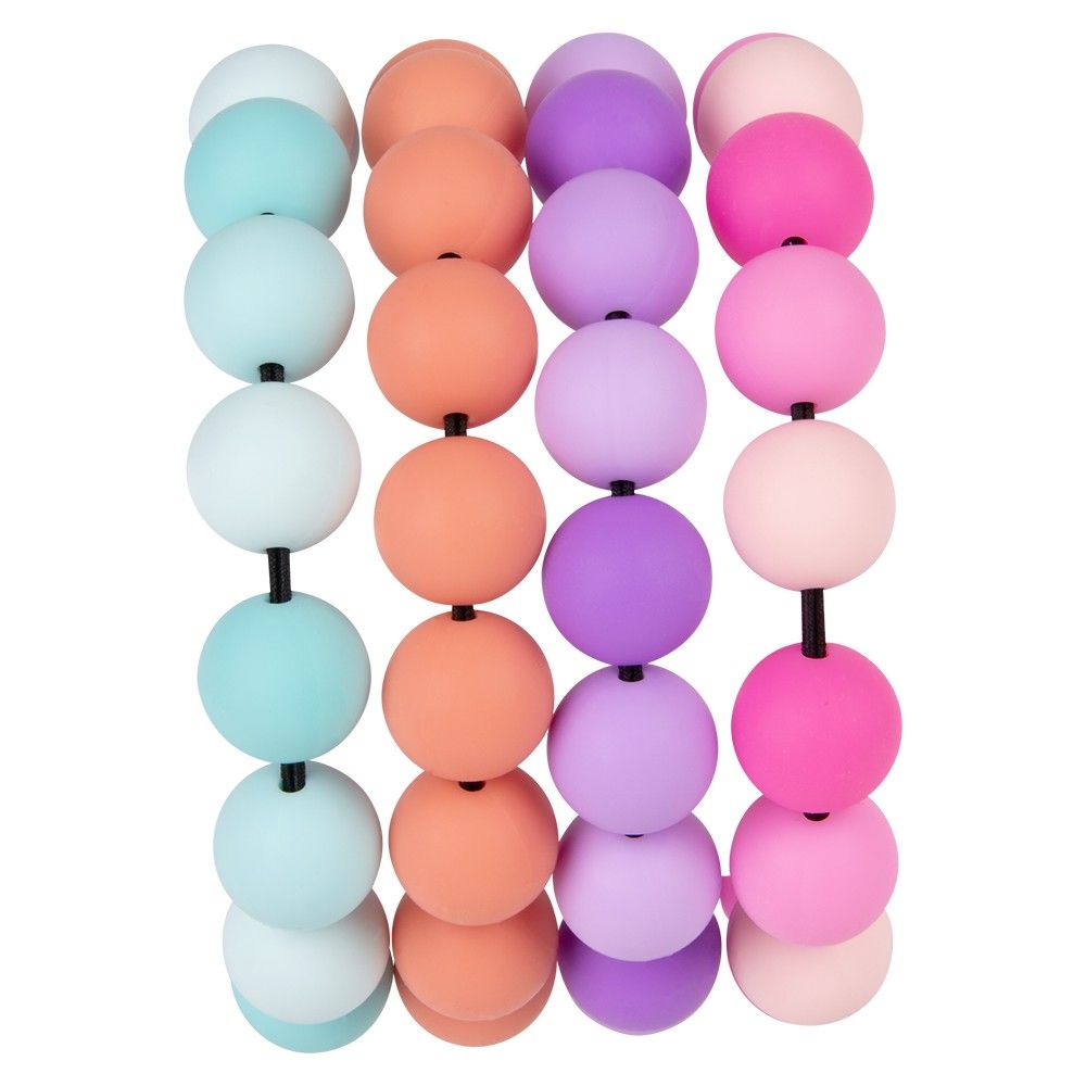 144 pieces Silicone Bead Bracelet - Bracelets