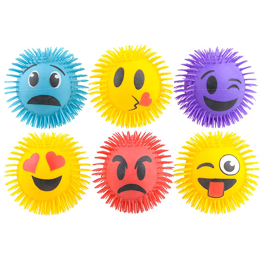 36 pieces 9" Emoticon Puffer Ball - Balls