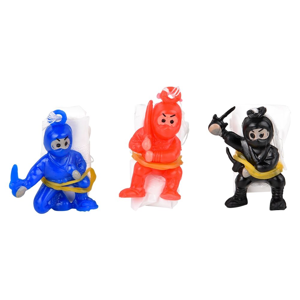 4320 pieces Mini Ninja Parachutists (3 Asst.) 1.25 inch  30/51 - Bulk Novelty Prizes