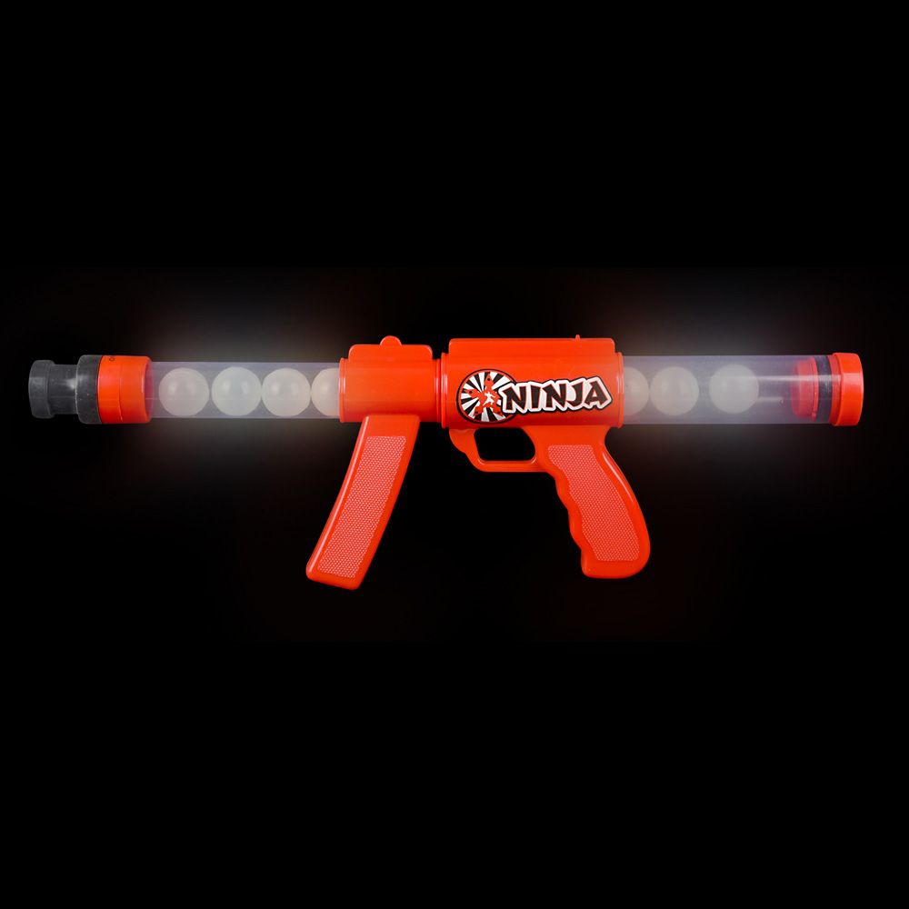24 pieces 19" Glow In The Dark Ninja Moon Blaster Carded - Toy Weapons