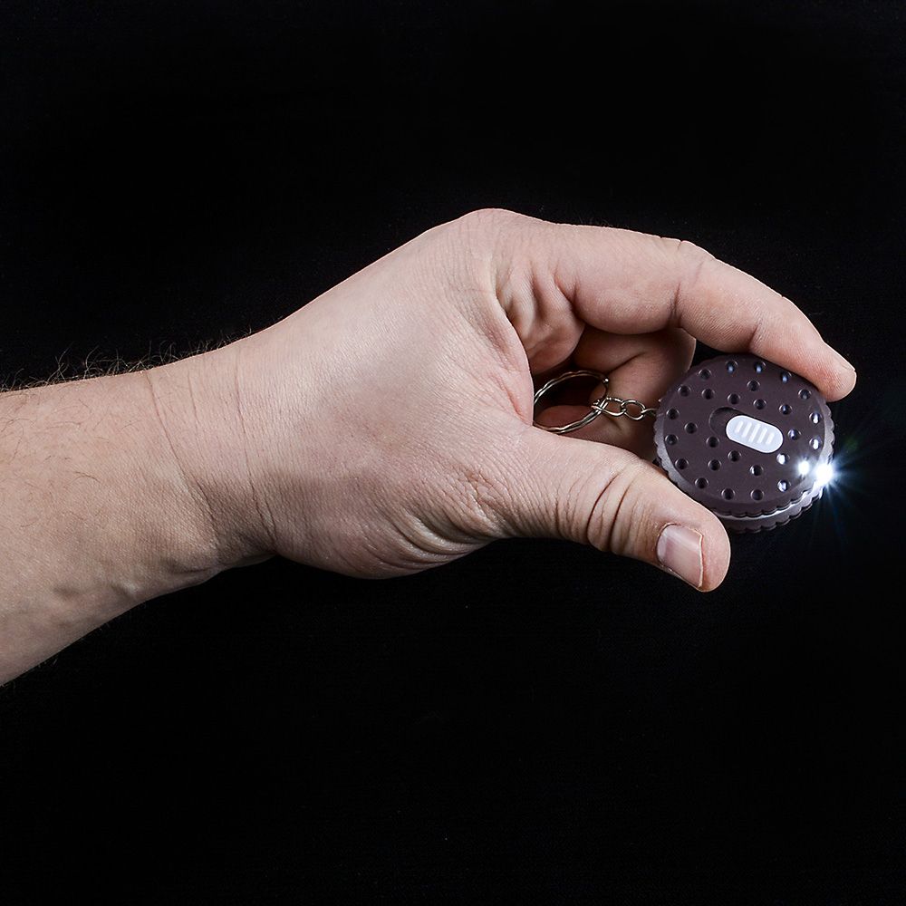 432 pieces 1.75" Flashlight Cookie Keychain - Key Chains