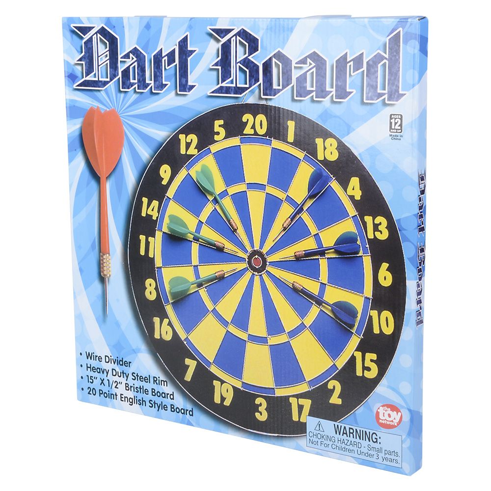 12 pieces 15'' Wooden Dart Game - Darts & Archery Sets