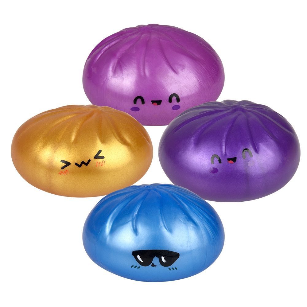 48 Wholesale 3" Sugar Squeezy Metallic Surprise Dumplings