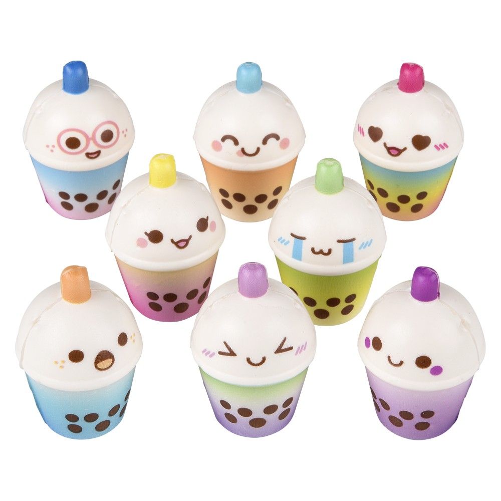 288 pieces Micro Squish Bubble Tea 2" - Slime & Squishees
