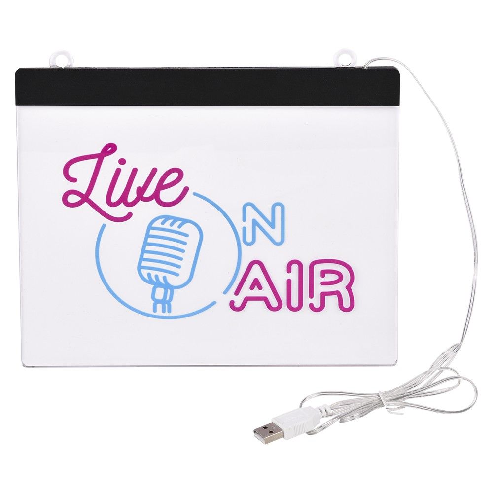 24 pieces 9" Live On Air Acrylic Sign - Sign