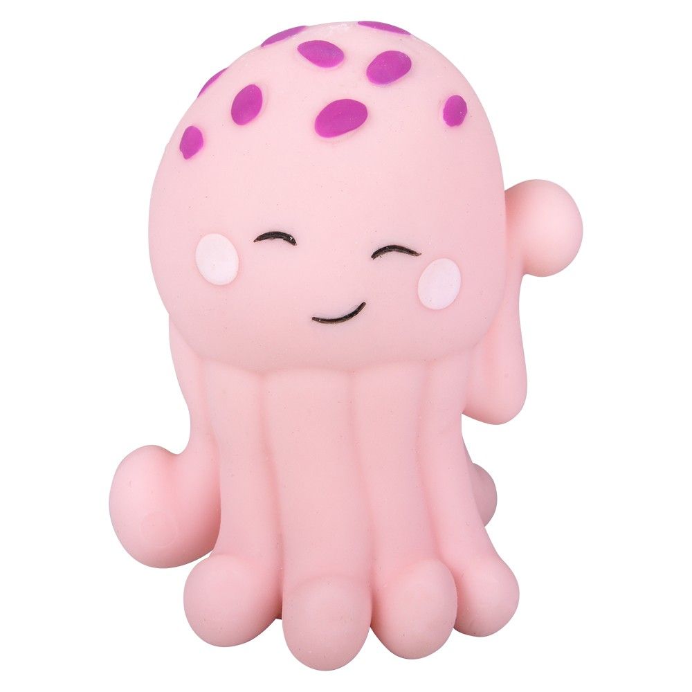 144 pieces 3" Squish And Stretch Jelly Fish - Slime & Squishees