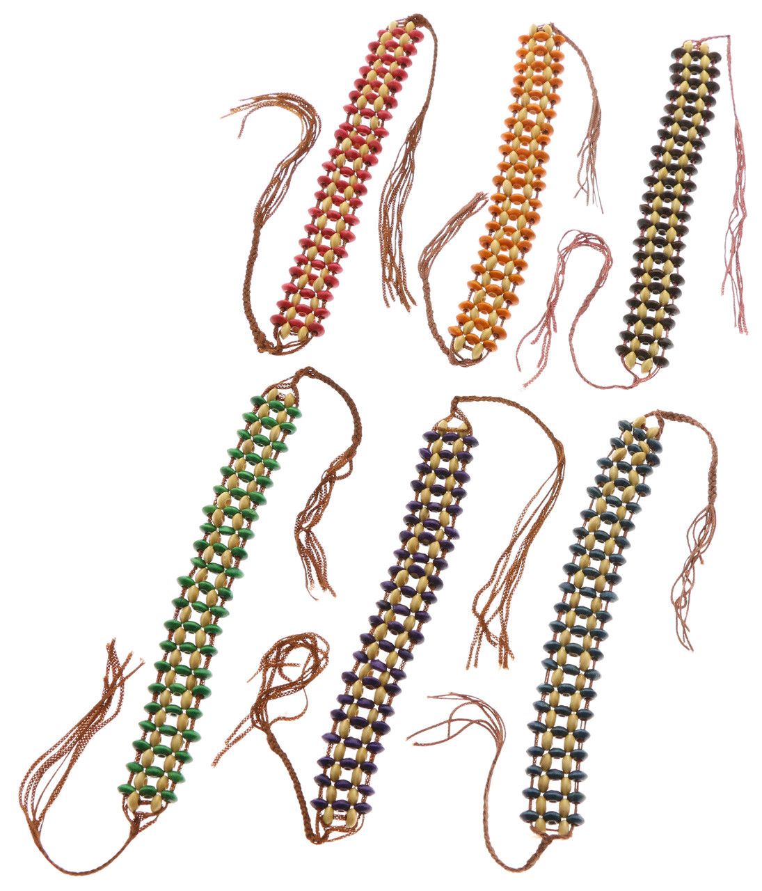 60 Wholesale Assorted Color Beaded Bracelet