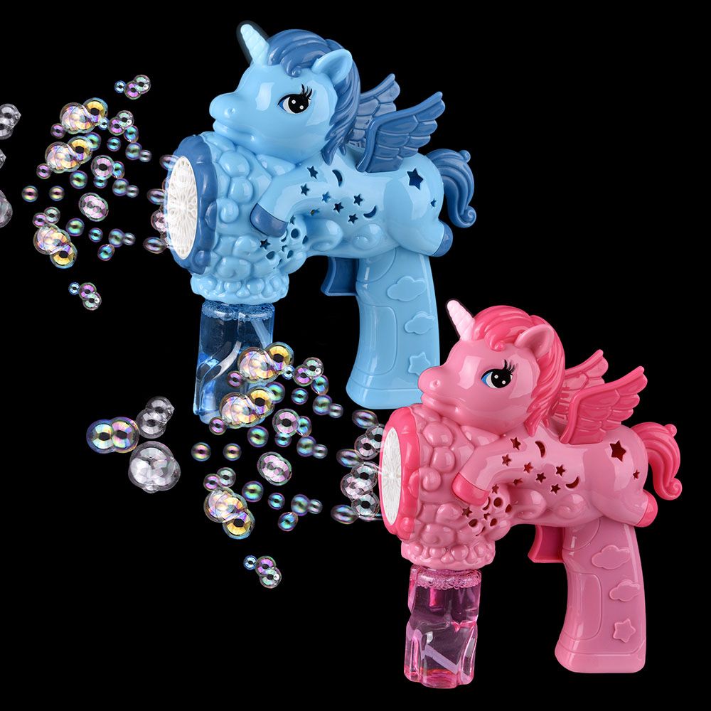 24 pieces 7.75 Inch Unicorn Bubble Blaster 20 Hole - Bubbles