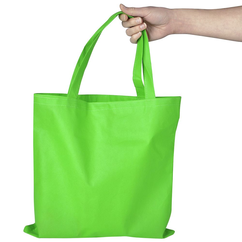 240 Pieces Neon Fabric Tote Bag 15 X 16.5" - Tote Bags & Slings