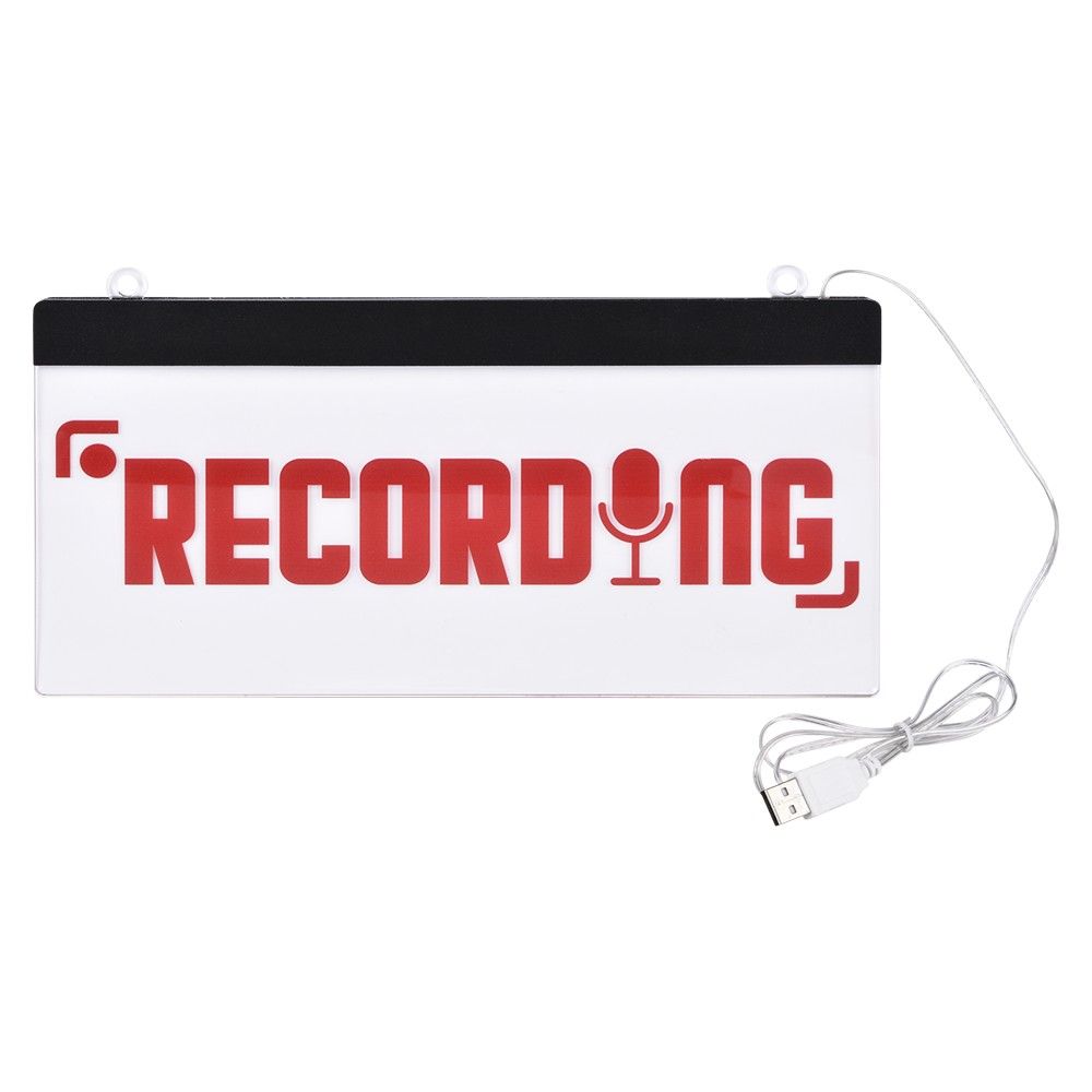 24 pieces 11.75" Recording Acrylic Sign - Sign