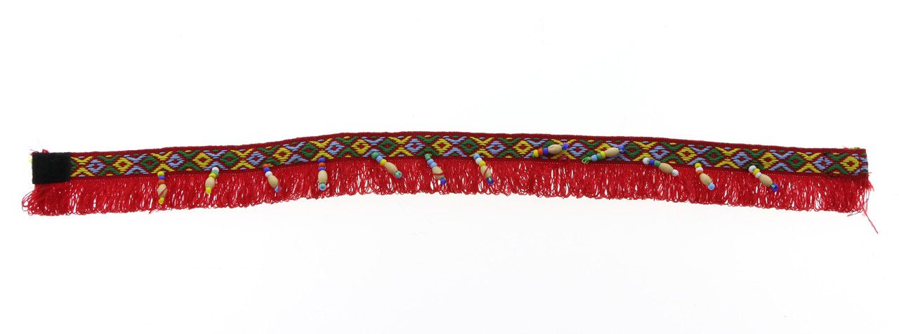 60 Wholesale Assorted Color Cloth With Embroidery And Multi Color Beads Necklace