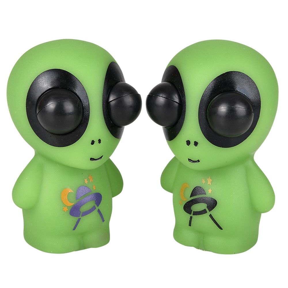144 pieces 3.33" Popping Eye Alien - Slime & Squishees