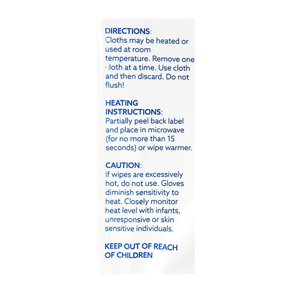 Wholesale Footwear No-Rinse Bathing Wipes - Pack of 8