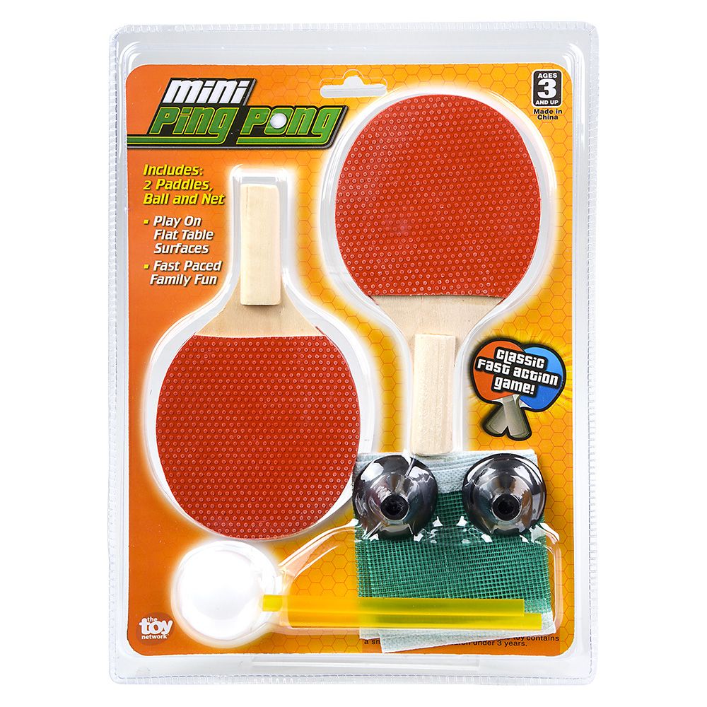48 pieces Mini Table Tennis Set 6.25" - Store