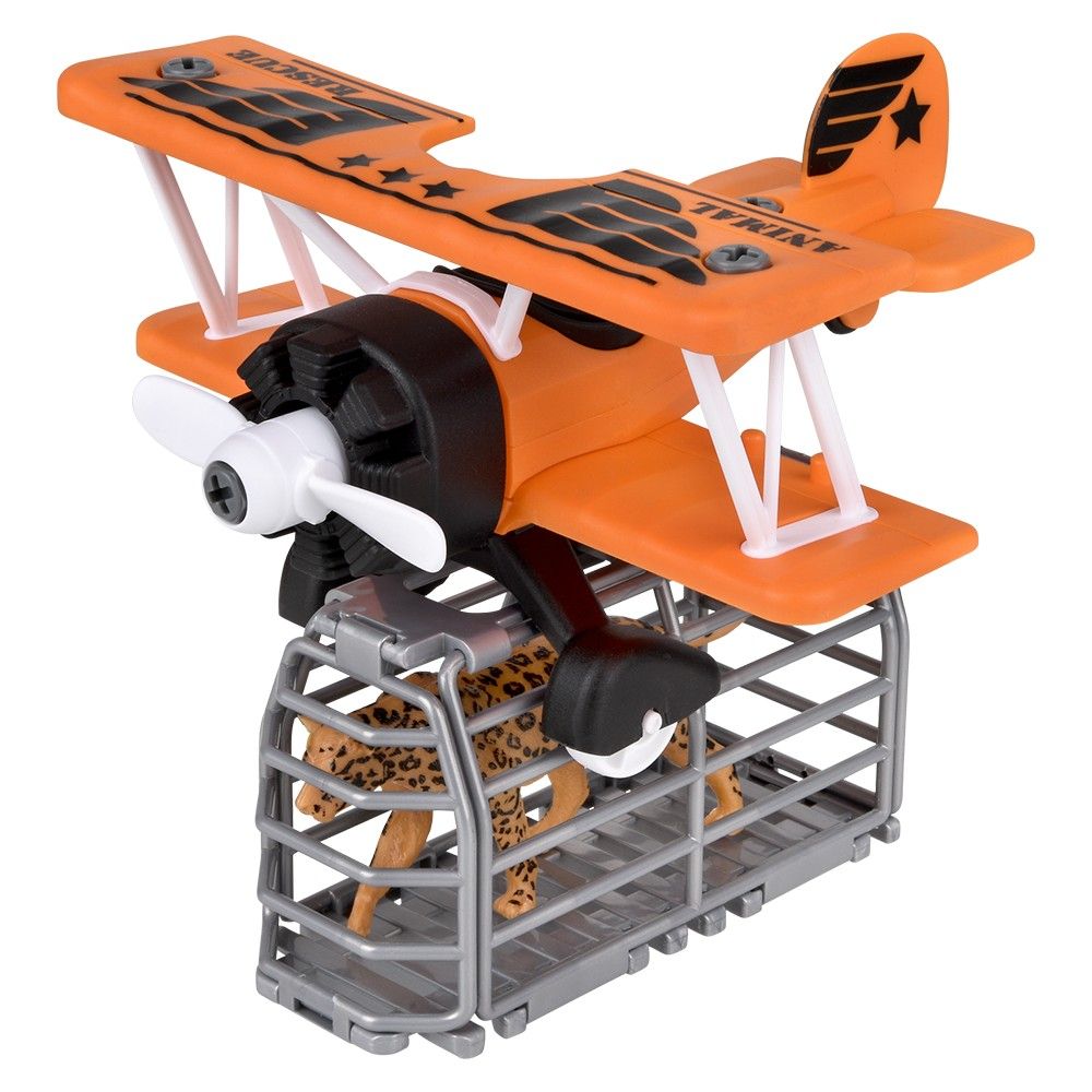12 pieces Animal Evacuation Safari Plane Cheetah - Store