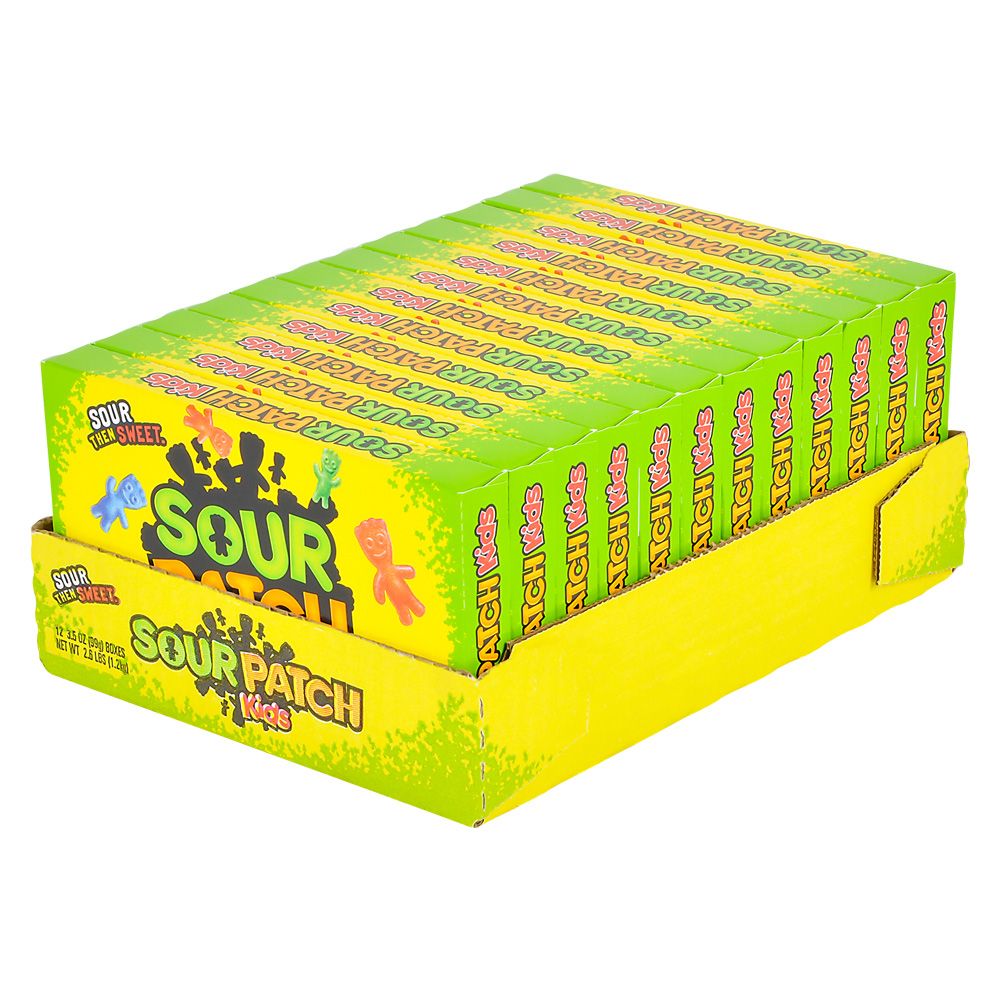 12 pieces Sour Patch Kids Theater Box Candy 12pc - Spray Bottles