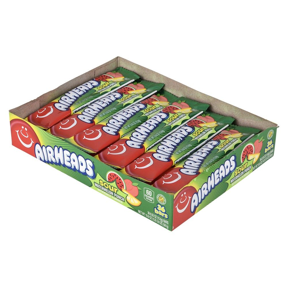 432 pieces Airheads Sour Watermelon Punch - Food & Beverage