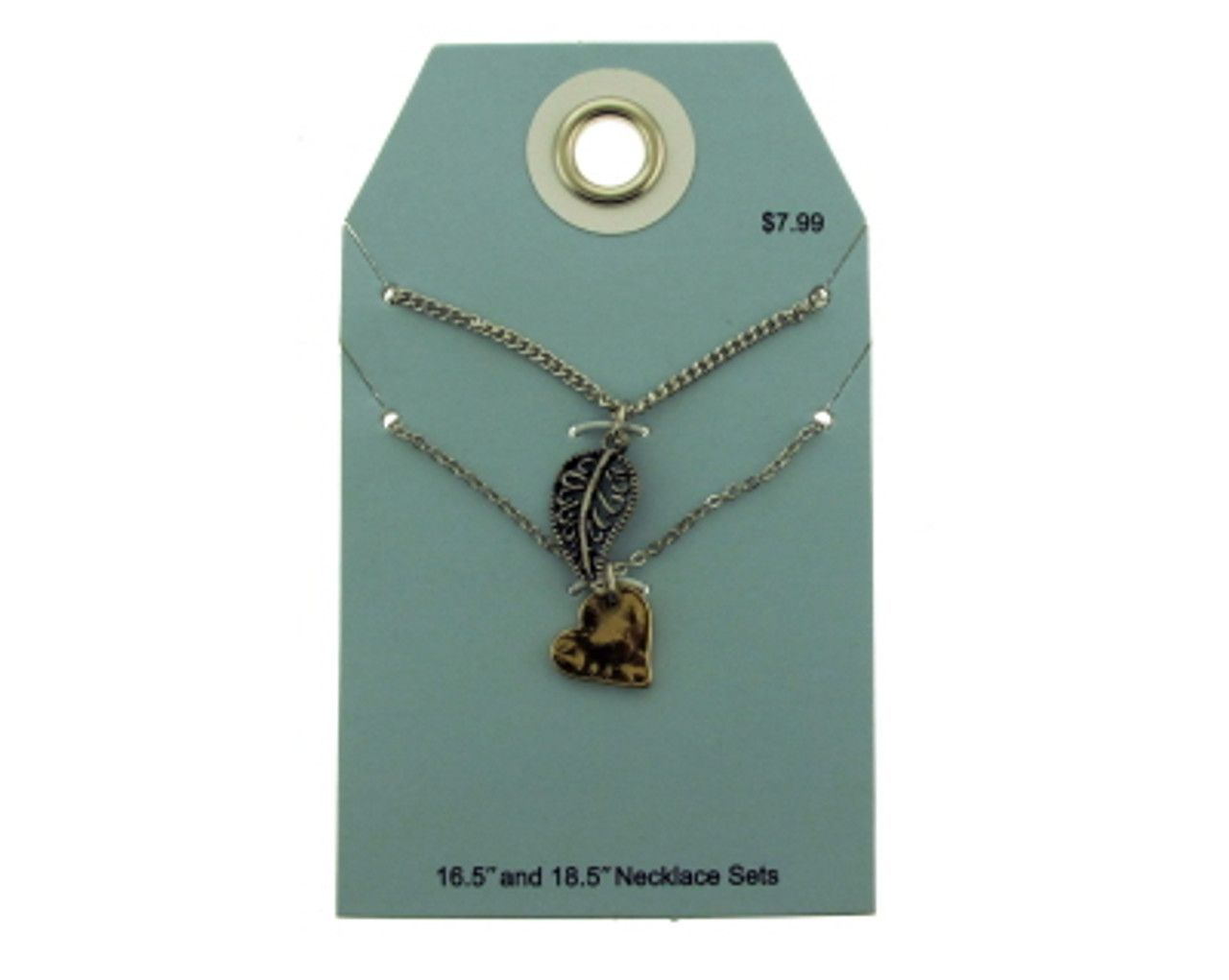 60 Wholesale Multiple Silver Tone Necklaces