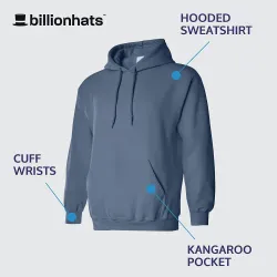 Gildan Adult Hoodie Sweatshirt Size 4X-Large