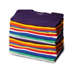 36 Wholesale Girls Cotton Assorted Colors T-Shirts Size Xlarge