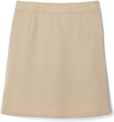 24 Pieces of Girls Two Tab Skirt In Khaki Size 6