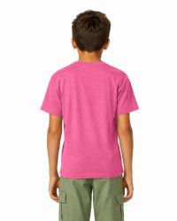 24 Pieces Kids Youth Cotton Dark Pink T Shirts Size X-Large - Boys T Shirts