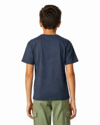 24 Pieces Kids Youth Cotton Navy T Shirts Size Small - Boys T Shirts