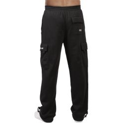12 Pieces Knocker Men's Fleece Cargo Pants Size Large - Mens Pants