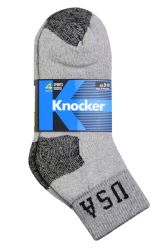 120 Pairs Knocker Quarter Sports Socks 10-13 - Mens Ankle Sock