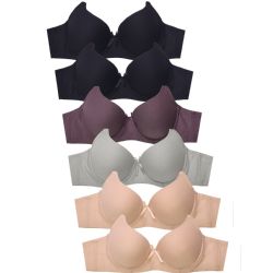 288 Pieces Mamia Ladies 3 Hooks Plain Bra - Womens Bras And Bra Sets