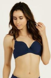 288 Pieces Mamia Ladies Plain Cotton Bra, 3hooks & Wide StraP-C Cup - Womens Bras And Bra Sets