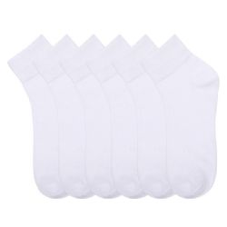 240 Pairs Mamia Quarter Plain Spandex Socks 10-13 - Mens Ankle Sock