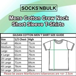 Men's Cotton Short Sleeve T-Shirt Size 4X-Large, White