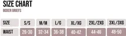 Men's Cotton Underwear Boxer Briefs In Assorted Colors Size X-Large