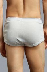 144 Pieces Men's White Briefs Size xl - Mens Underwear