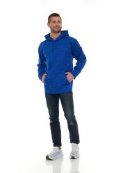 24 Wholesale Men's Marled Assorted Color Hoodie Sweatshirt Size 4xlarge