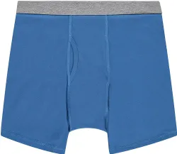 96 Wholesale Men's Cotton Underwear Boxer Briefs In Assorted Colors Size X-Large