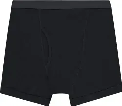 Mens 100% Cotton Boxer Briefs Underwear Assorted Colors, Size Large, 48 Pack