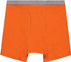 48 Wholesale Men's Cotton Underwear Boxer Briefs In Assorted Colors Size X-Large