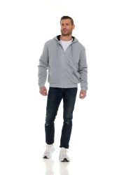 24 Pieces of Sherpa -Lined Men Hooded Heavyweight Sweatshirts In Assorted Sizes And Colors