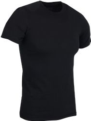 6 Wholesale Mens Black Cotton Crew Neck T Shirt Size 3xlarge